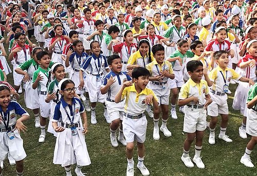 Laughter Yoga Session with School Children in Nashik