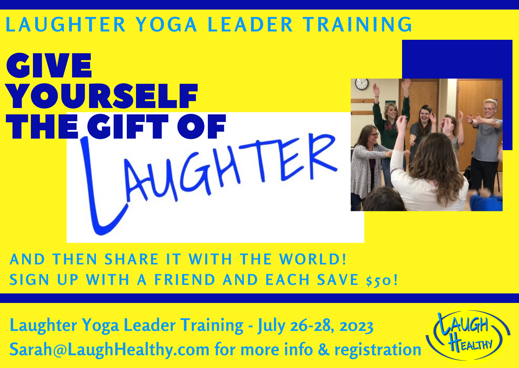 Sarah Routman Laughter Yoga International